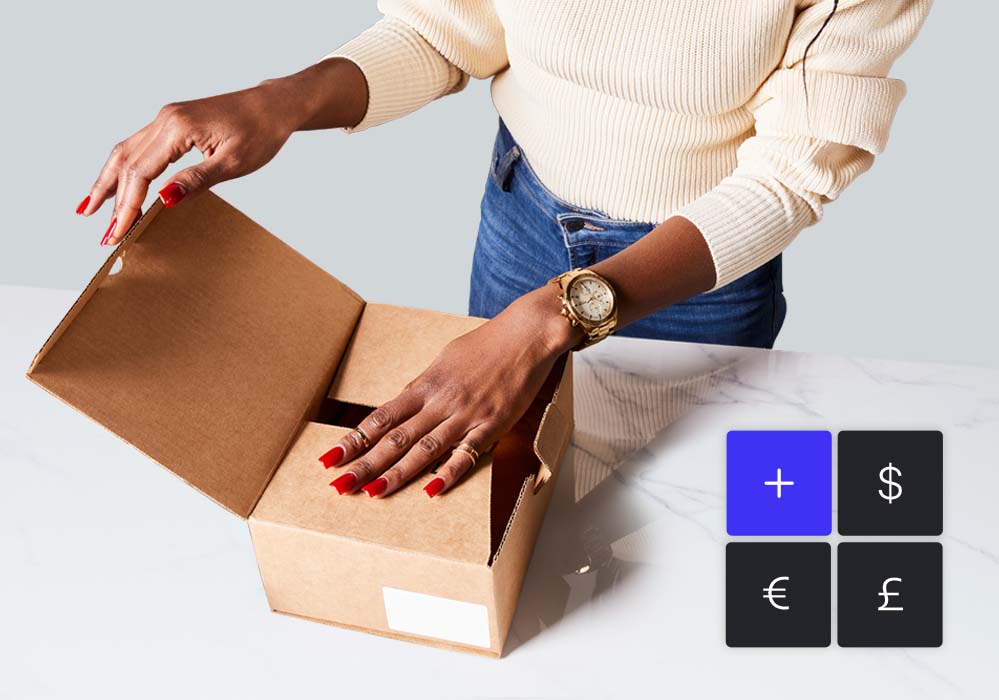 Verpackung Onlineshop